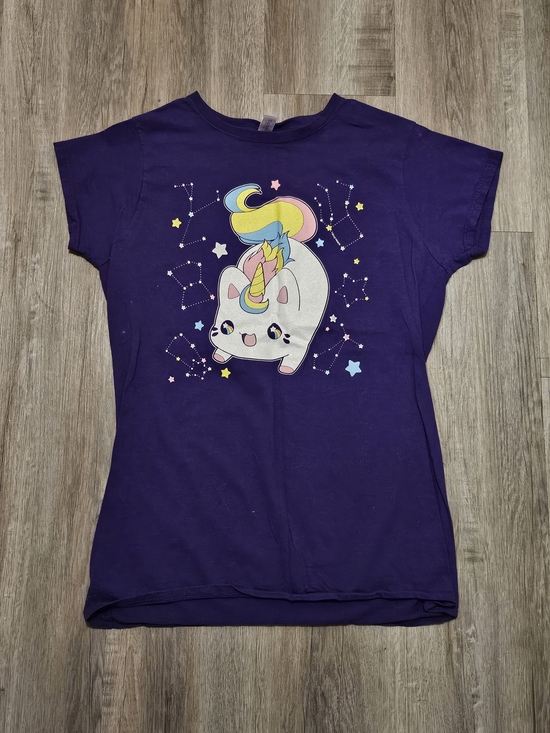 Tops - Purple Unicorn Graphic Tee